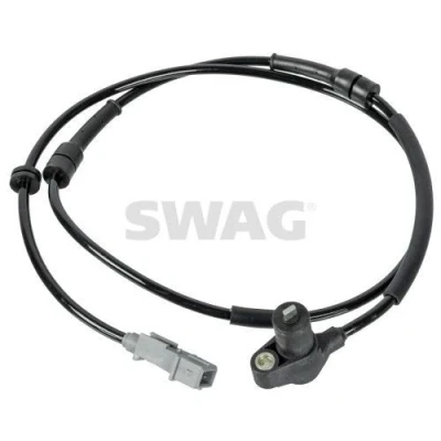 Imagem de SWAG 33 10 0555 Sensor de ABS Eixo dianteiro, lado direito 1201 CITROËN: Berlingo II Van, II, PEUGEOT: Partner I Van