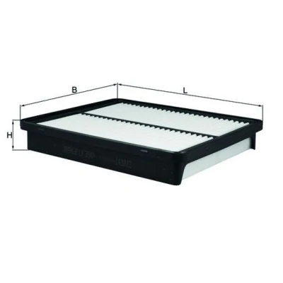 Imagem de MAHLE ORIGINAL LX 3540 Filtro de ar 42,6 228 278,3 Cartucho filtrante