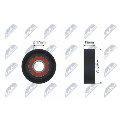 Imagem de NTY RNK ME 041 Polia Tensora SMART: Fortwo II Coupe