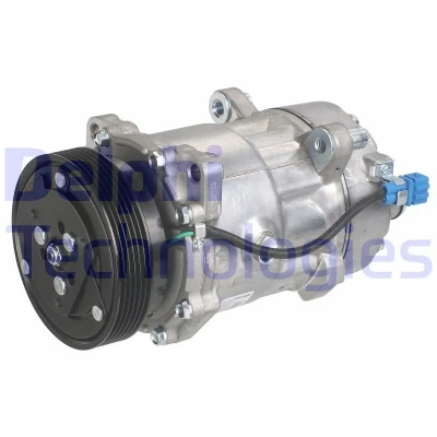 Imagem de DELPHI TSP0159058 compressor Sanden SD7V16 PAG 46 com óleo de VOLKSWAGEN: Polo III Hatchback, Sharan I, Passat B3/B4 Variant