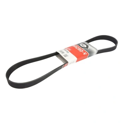 Imagem de GATES 7PK1153 Correia trapezoidal estriada 1153 7 Poliéster, EPDM (borracha de etileno propileno dieno) FleetRunner Micro V