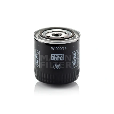 Imagem de MANN FILTER W 920/14 Filtro de óleo 3/4 16 UNF com uma válvula retenção aparafusado NISSAN: Pick Up, ALMERA 1 Hatchback, TERRANO