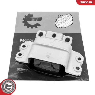 Imagem de ESEN SKV 75SKV110 Suporte, motor esquerda Rolamento de Borracha e metal Alumínio, 205mm 106mm VOLKSWAGEN: Golf 5, Jetta 3, 5