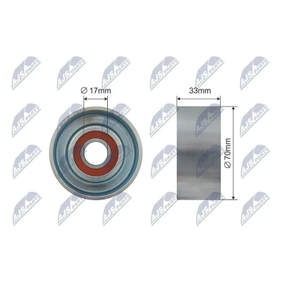Imagem de NTY RNK NS 026 Polia Tensora NISSAN: NP300 Navara Pick up