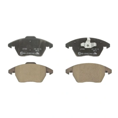 Imagem de ATE Ceramic 13.0470 7202.2 Jogo de pastilhas para travão disco PEUGEOT: 208 I Hatchback, 308 SW, 3008