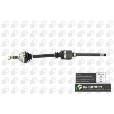 Imagem de BGA DS6709RA Veio de transmissão Eixo dianteiro, lado direito 1084, 1084 CITROËN: Jumper I Van, PEUGEOT: Boxer Van
