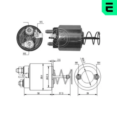 Imagem de ERA ZM1492 Interruptor electromagnético, motor de arranque