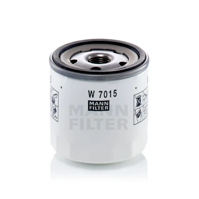 Imagem de MANN FILTER W 7015 Filtro de óleo 3/4 16 UNF 2B com uma válvula retenção aparafusado FORD: FIESTA 7, Mondeo 5 Limousine, FOCUS 3 Turnier