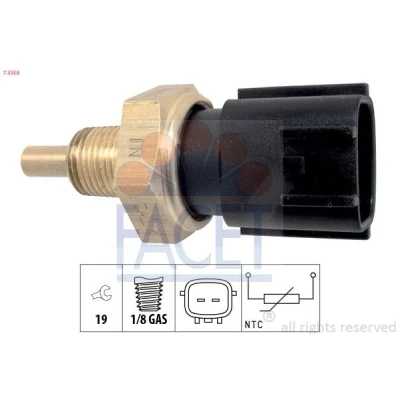 Imagem de FACET 7.3358 Sensor da Temperatura do Líquido de Refrigeração Made in Italy OE Equivalent