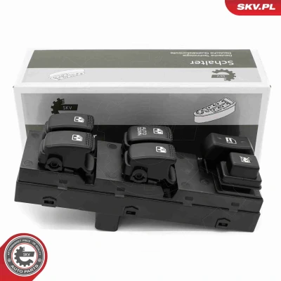 Imagem de ESEN SKV 37SKV454 Interruptor, elevadores dos vidros à frente, do lado condutor sem caixilho de retenção HYUNDAI: Tucson