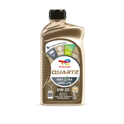 Imagem de Total Quartz Ineo Xtra Long Life 0W 20 1l Óleo do motor 3210201 VOLKSWAGEN: Golf 7, Polo V Hatchback, 7 Variant, AUDI: A3 Sportback
