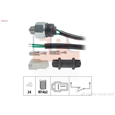 Imagem de EPS 1.860.225 Interruptor, luz de marcha atrás Made in Italy OE Equivalent