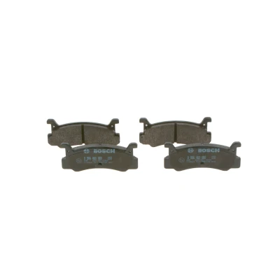Imagem de BOSCH 0 986 460 080 Jogo de pastilhas para travão disco Baixo teor metálico com chapa anti ruído, instruções montagem MAZDA: MX 3