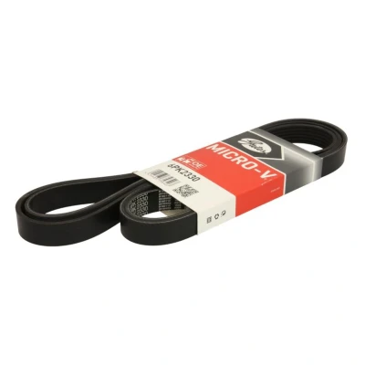 Imagem de GATES Micro V 6PK2330 Correia trapezoidal estriada 2330 6 Poliéster, EPDM (borracha de etileno propileno dieno) AUDI: A4 B8 Avant, Sedan