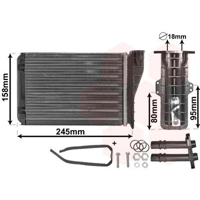 Imagem de VAN WEZEL 43006249 Radiador Quente com acessórios *** IR PLUS RENAULT: ESPACE 3