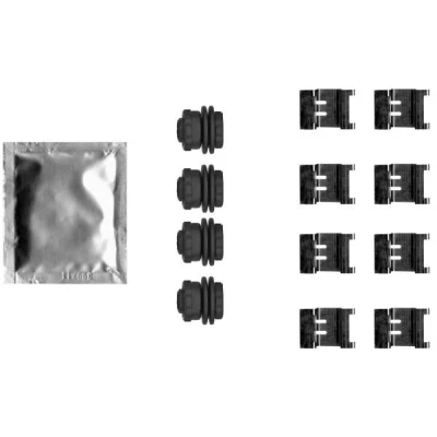 Imagem de Kit de acessórios, pastilhas travão TEXTAR 82552500