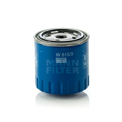 Imagem de MANN FILTER W 815/3 Filtro de óleo 3/4 16 UNF com uma válvula retenção aparafusado PEUGEOT: 205 II Hatchback, XA/XAD Van