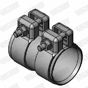 Imagem de WALKER 82130 Conector de tubos, sistema escape RENAULT: Scénic IV, MEGANE 3 Grandtour, CLIO 2, BMW: Sedan, 5 DACIA: Sandero III