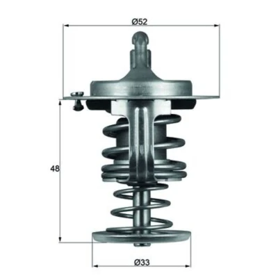 Imagem de MAHLE ORIGINAL TX 82 80D Termóstato, líquido de refrigeração 80 52 com junta TOYOTA: Yaris II Hatchback, I III Hatchback