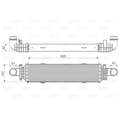 Imagem de VALEO 818631 Intercooler sem válvula de recirculação dos gases escape MERCEDES BENZ: Classe C T modell