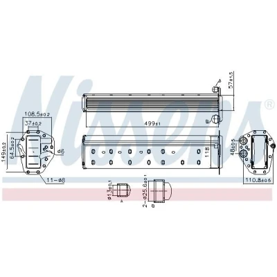 Imagem de NISSENS 961227 Intercooler BMW: 4 Gran Coupe, 1 Hatchback, 3 Sedan