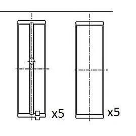 Imagem de FAI AutoParts BM1023 STD Chumaceira da cambota CITROËN: C1 I, Berlingo II Van, Xsara Picasso, PEUGEOT: 208 I Hatchback, 207 SW, 307 SW