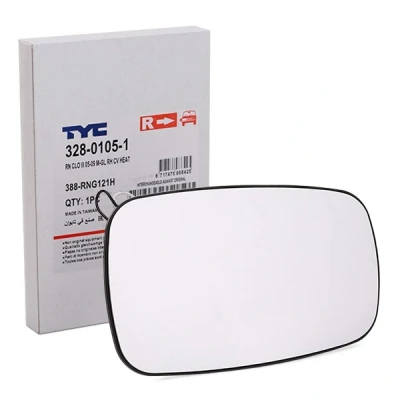 Imagem de TYC 328 0105 1 Vidro Espelho à direita RENAULT: LAGUNA 2 Grandtour, MEGANE Kombi,