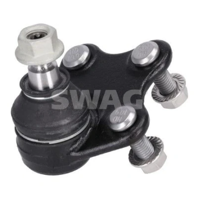 Imagem de SWAG 30 93 6052 Rótula de suspensão Eixo dianteiro, lado direito, em baixo com porca, parafusos 18,2 para braço transversal SEAT: Ibiza 3, 4