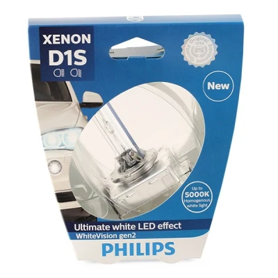 Imagem de PHILIPS 85415WHV2S1 Lâmpada, farol de longo alcance D1S 85V 35W 5000K Xenon BMW: 3 Touring, 1 Hatchback, Coupe, AUDI: A3 Sportback, A4 B6 Avant