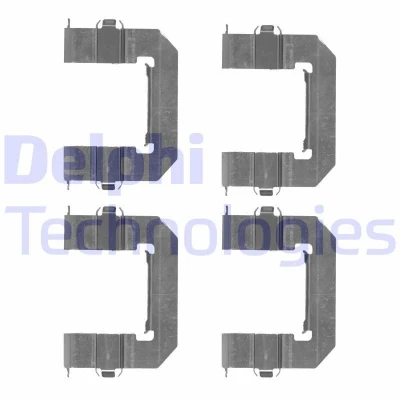 Imagem de DELPHI LX0501 Kit de acessórios, pastilhas travão CHEVROLET: Captiva