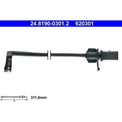 Imagem de ATE 24.8190 0301.2 Sensor de Desgaste Pastilha Freio AUDI: Q5