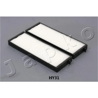 Imagem de JAPKO 21H31 Filtro, ar do habitáculo Cartucho filtrante 258mm 172mm 20mm HYUNDAI: i20 I Hatchback