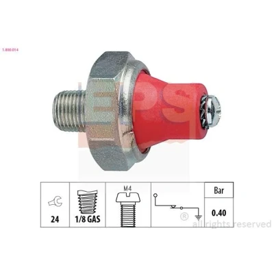 Imagem de EPS 1.800.014 Sensor Pressão do Óleo 1/8 GAS sem cabo Made in Italy OE Equivalent
