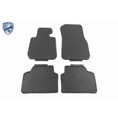 Imagem de VAICO V20 4091 Conjunto de tapete chão Borracha à frente e atrás 4 preto medida BMW: 3 Sedan