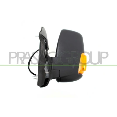 Imagem de espelho retrovisor Prasco FD9137106 esquerda preto laranja elétrico aquecível, Braço do curto, convexo FORD: Transit Mk7 Van