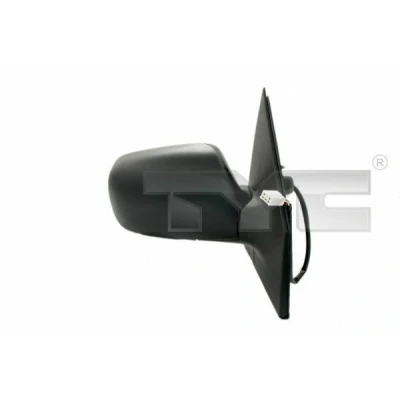 Imagem de Espelho retrovisor Tyc 336 0040 esquerda preto convexo, aquecível, para regulação eléctrica dos espelhos TOYOTA: Yaris I Hatchback