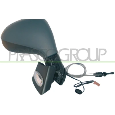 Imagem de Espelho retrovisor Prasco PG3207123 à direita com subcapa manual aquecível, sensor de temeperatura, ajuste: por cabo aço, convexo
