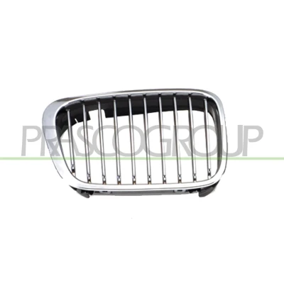 Imagem de PRASCO Premium BM0182003 Grelha de Radiador à frente, lado direito cromado crómio BMW: 3 Sedan, Touring, Compact