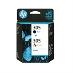 Imagem de Cartuchos Tinta Original HP 305 Pack Negro/Tricolor