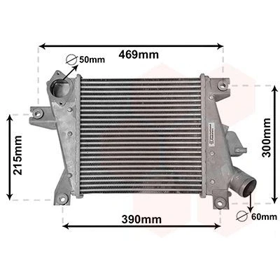 Imagem de VAN WEZEL 13014700 Intercooler