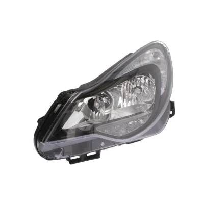 Imagem de ALKAR 2761421 Farol Principal esquerda PY24W, W21/5W, H7/H1 com luz de circulação diurna motor elétrico Caixa interior preto
