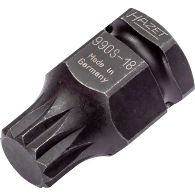 Imagem de HAZET 990S 18 Chave de caixa 6, 43, 43 M18 12,5 (1/2&quot;) XZN