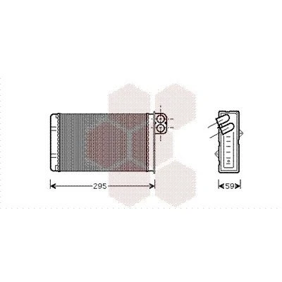 Imagem de VAN WEZEL 40006240 Radiador Quente
