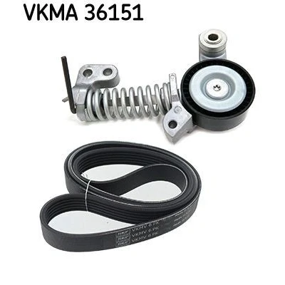 Imagem de SKF VKMA 36151 Jogo de correias trapezoidais estriadas VOLVO: V60 I, S90 II