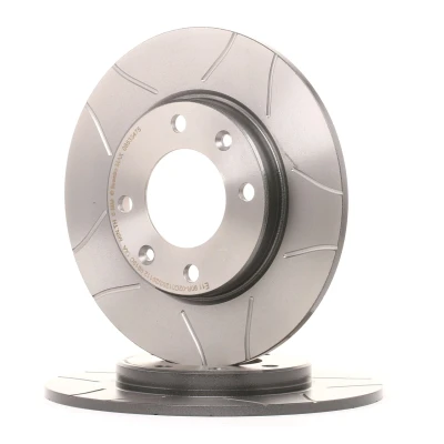 Imagem de BREMBO MAX LINE 08.5334.75 Disco de travão 247 8 4 cheio, fendido revestido com parafusos PEUGEOT: 206 Hatchback, 106 II SW