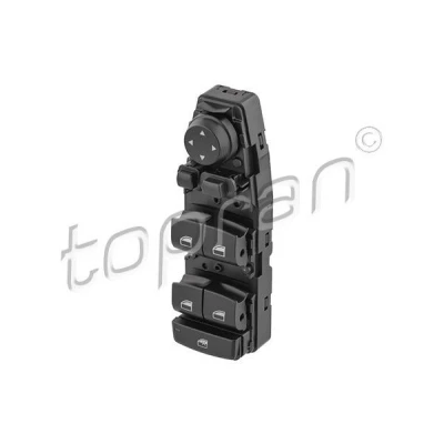Imagem de TOPRAN 503 145 Interruptor, elevadores dos vidros do lado condutor, à frente BMW: 5 Touring, Sedan, X3