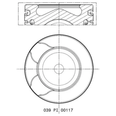 Imagem de Pistão MAHLE 039 PI 00117 000