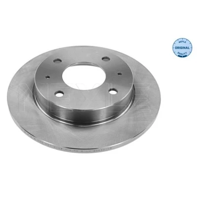 Imagem de MEYLE 015 523 2087 Disco de travão Eixo traseiro 250 10 4 114,3 cheio ORIGINAL Quality MITSUBISHI: COLT 6, SMART: Forfour I