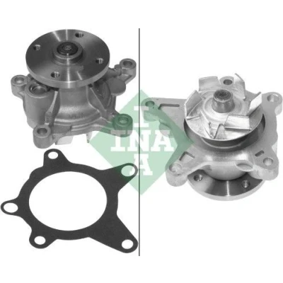 Imagem de INA 538 0659 10 Bomba de água sem polia para accionamento da correia trapezoidal estriada KIA: Pro cee‘d I Hatchback