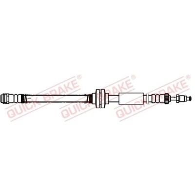 Imagem de QUICK BRAKE 32.704 Mangueira de Travão 542mm M10x1 com rosca interior, exterior